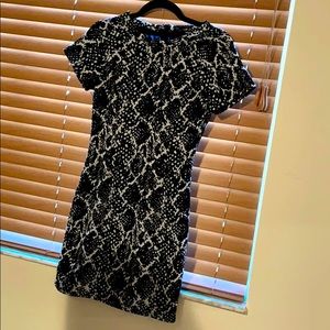 Aqua fitted cocktail dress